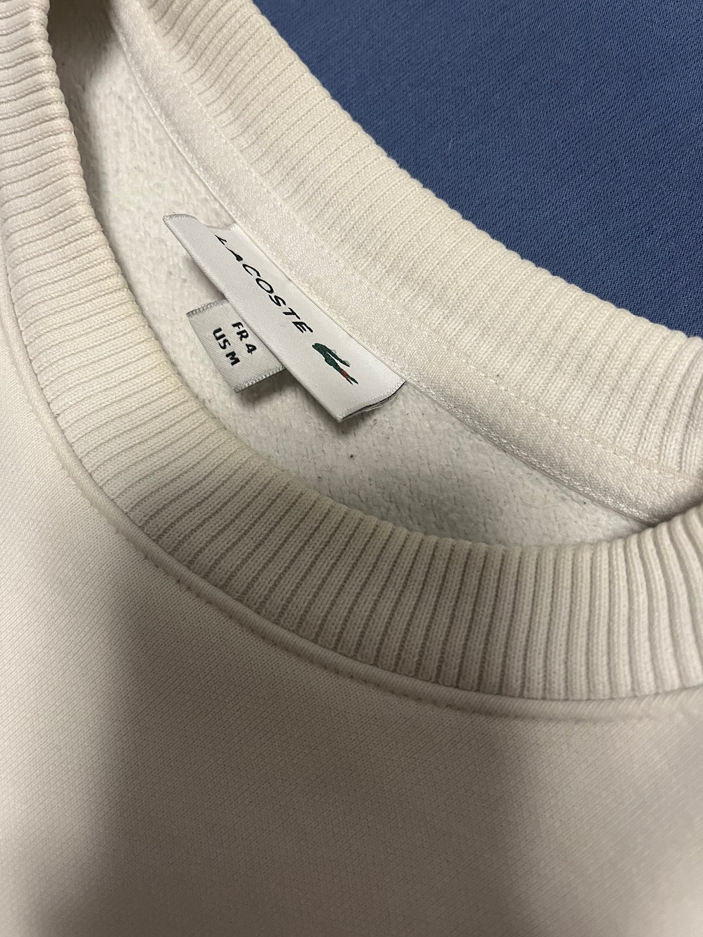 Lacoste Pullover Vintage Weiß