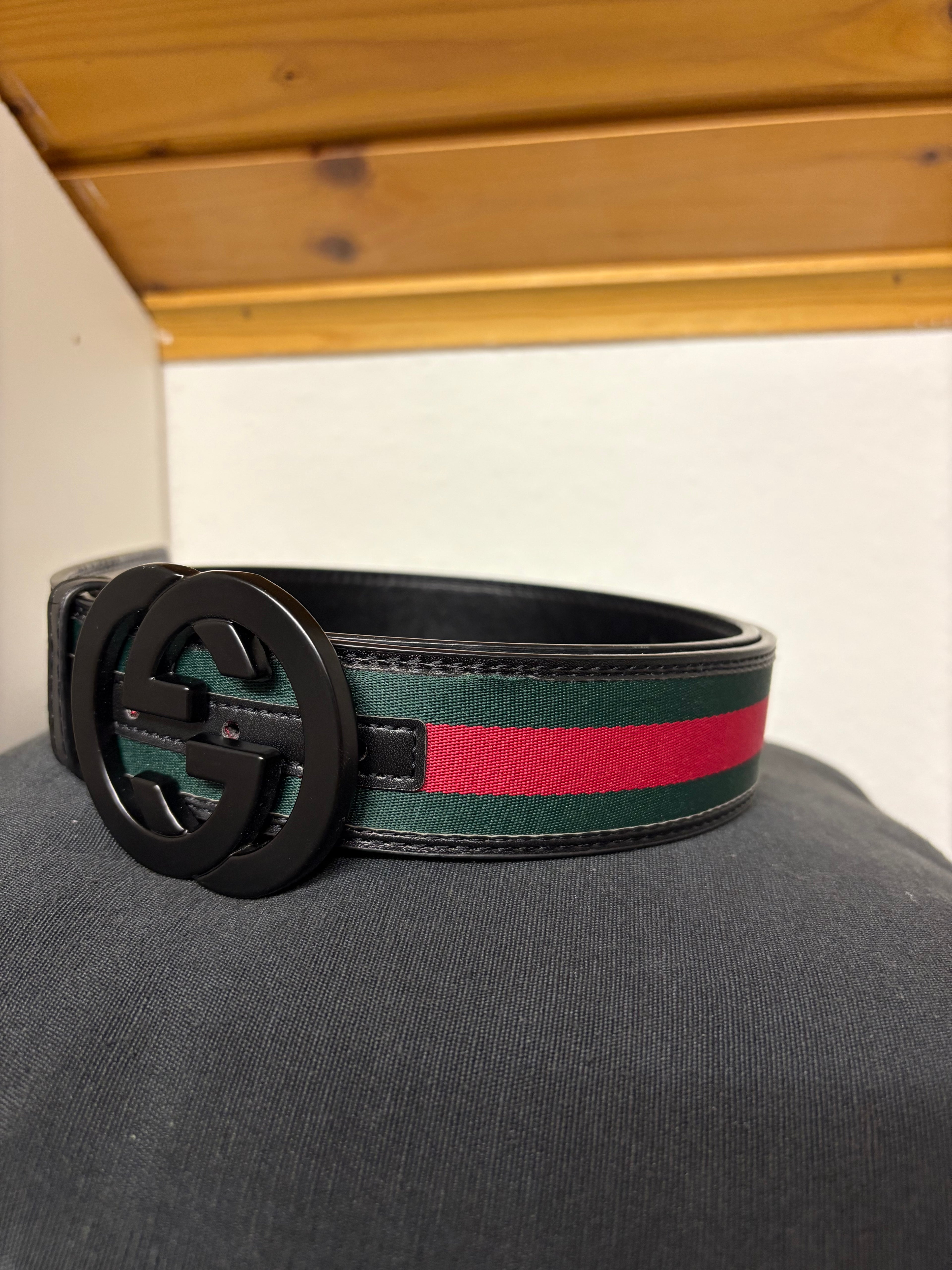 Gucci GG Belt Classic Red Green