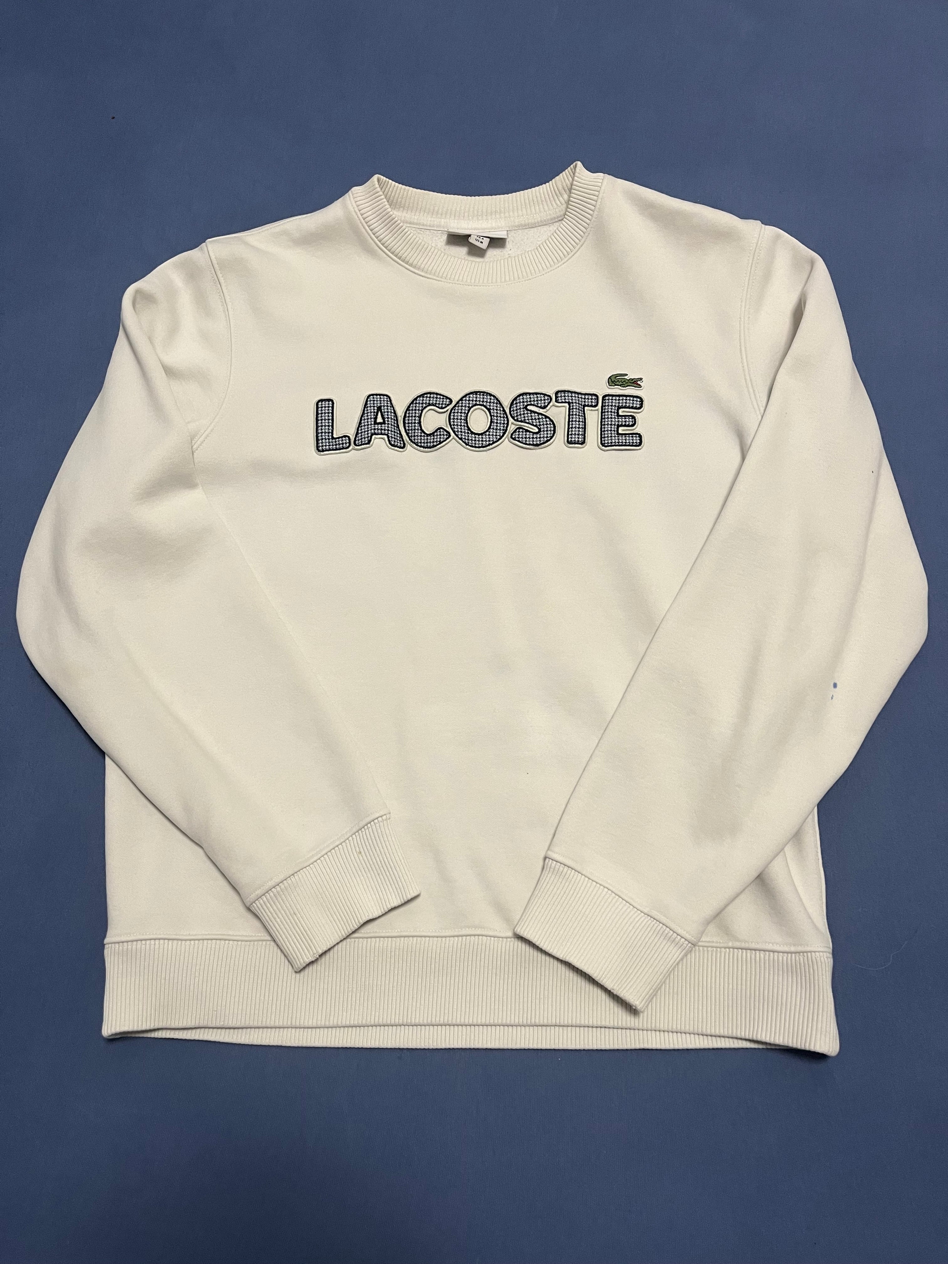 Lacoste Pullover Vintage Weiß